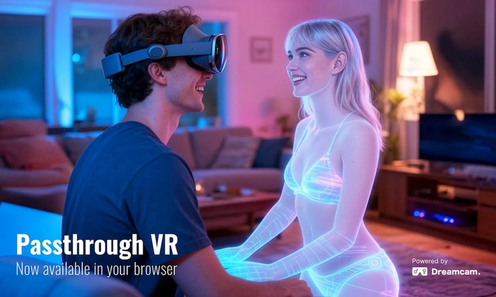 Dreamcam passthrough VR cams