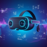 A VR headset illustrating the future of adult VR potential.