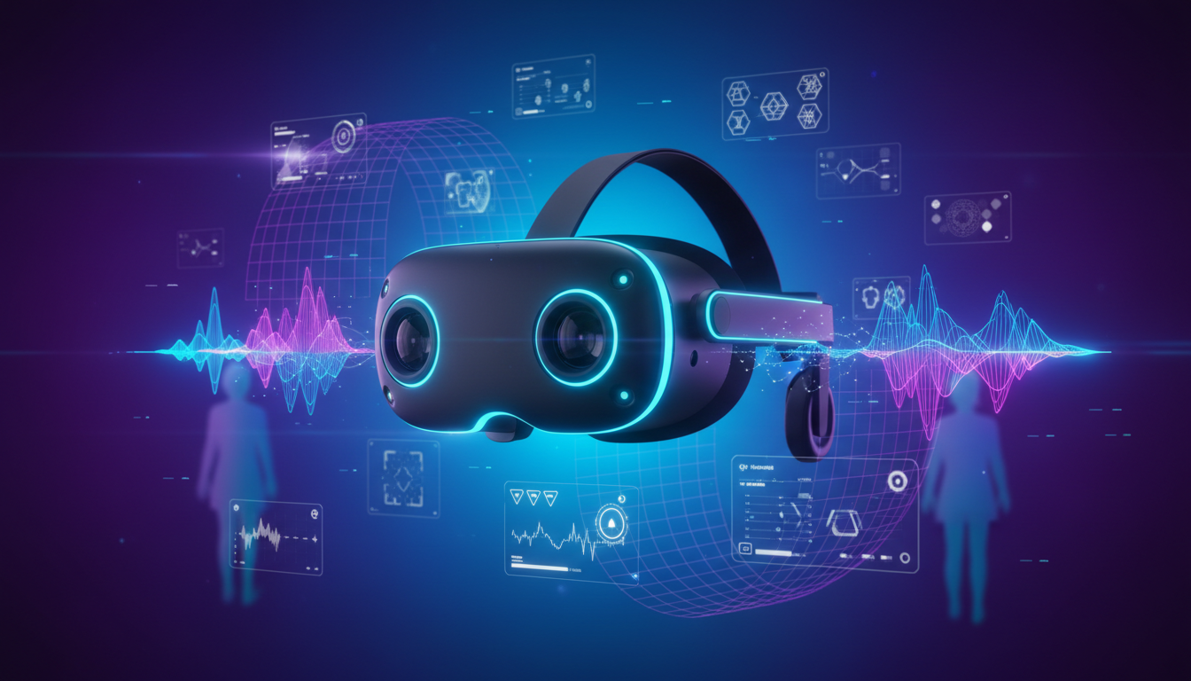 A VR headset illustrating the future of adult VR potential.